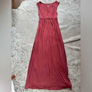 Maternity maxi dress